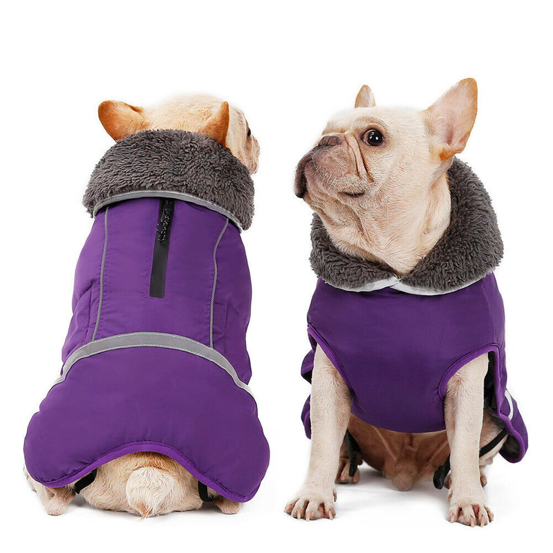 Pet Jacket Reflective Winter Warm Clothing Jacket Vest Waterproof Dog Cloth