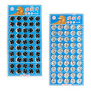 100Sets Meatl Sew On Snap Fasteners Poppers Press Studs Buttons Sewing Craft