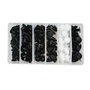 100pc Clip Trim Door Panel Retainer Assortment Car Push Pin Rivet Bumper + Tool