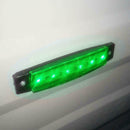 10PCS Green 6-LED Clearance Side Marker Trailer Light Van Waterproof Seal XNH