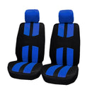 9Pcs Car Universal Front And Rear Seat Cover Seat Cover Decoration Blue R9F9