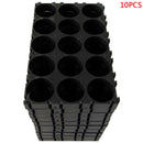 10pc 3x5 18650 Cell Battery Spacer Radiating Shell Heat Holder Bracket Bla RKE