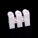 10Pcs 10A 3 Way LED Ceiling Quick Fix Spring Clamp Terminal Block Connector F9