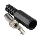 50 Pcs 5.5x2.1mm Male Solder DC Power Barrel Tip Plug Jack Straight Connect D9H8