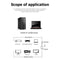 HW-2201 1080P HDMI to VGA Converter Adapter Digital Analog 3.5mm Audio Jack #gib
