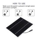 6W DC 12V Output Solar Power Panel Battery Charger Panel DIY Power Panel fo D4Z4
