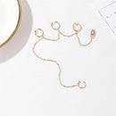 Zircon Long Chain Earring Metal Multi-layer Cartilage Earrings Fashion Jewelry