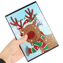 DIY Christmas Elk Special Shaped Diamond Painting 60 Pages A5 Diary Book