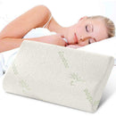 Home Bed Pillow Head Neck Support Bamboo Contour Memory Foam Pillows A6S6
