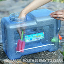 5L Capacity Outdoor Water Bucket Portable Picnic Water Tank Container w/ Faucet