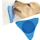 Silicone Pet Treater For Dogs Wall Feeder Slow Food Mounted Sucker Best Lic D4C0