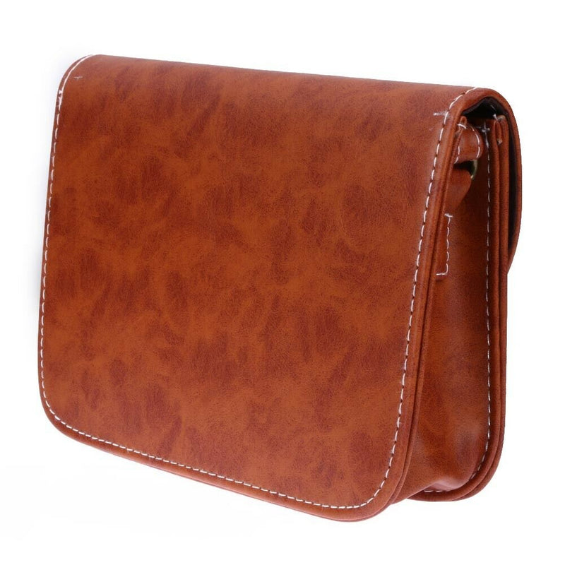 women messenger bags crossbody bags ladies shoulder purse(Light brown)