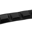 Furniture Square 12mmx12mmx3mm Adhesive Rubber Foot Pads Black 10 in 1 V1H4