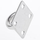 2x M10 Pad Eye Plate Stainless Hook Marine Deck Hinge Hardware Staple 6x4.5cm