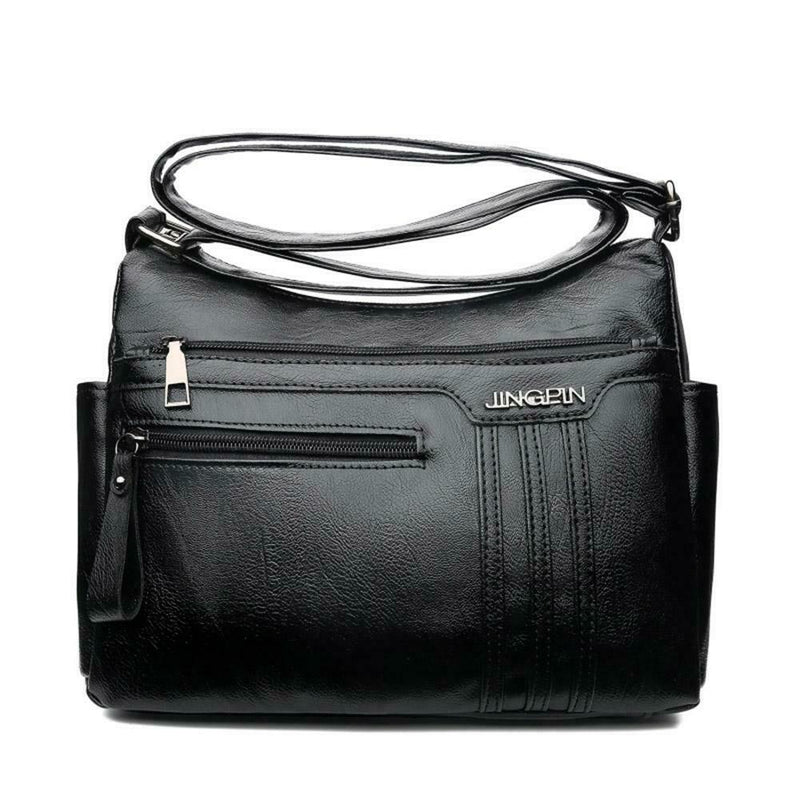 Solid Color Shoulder Handbags Women Leather Crossbody Satchel Bags (A-084)