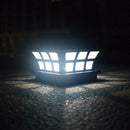 Solar LED Pillar Lamp Waterproof Intelligent Light Control for Garden Yard