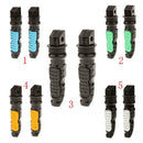 Universal Motorcycle Rear Pillion Footpegs Foot Pegs 8mm Thread Green