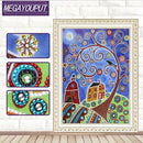 5D DIY Special Shaped Diamond Painting Tree Cross Stitch Mosaic Craft Kits
