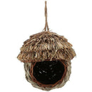 2X(Bird Nest Handmade Woven Straw Bird Cage Parrot Nesting Hanging Breeding