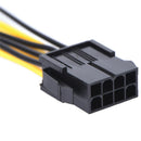 PCI-E 8PIN Male To 8PIN Female PCI Express Power CPU Extension Cable Wiring OZ