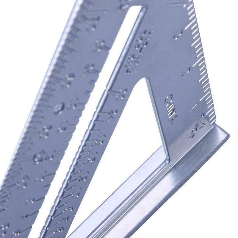 7inch Aluminum Speed Square Triangle Angle Protractor Measuring Tool A