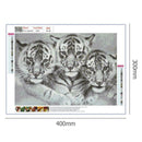 5D DIY Full Drill Diamond Painting Animal Cross Stitch Embroidery (Tiger05)