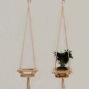 Suspend Macrame Plant Hanger Hand Knit Hanging Planter Net Basket Cotton Ro