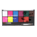 Water Based Face Body Paint 12Colors Halloween Party Fancy Make Up W/ 2Pcs Brush