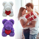 Heart Bear Rose PE Foam Soap Flower Bear Birthday Valentine Day Xmas Gifts