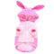 Pet Puppy Dog Comfortable Rabbit Shape Jacket Warm Plush Coat Pink