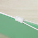 10 Packs Plastic Zip Envelopes Letter Size Holder File Document Receipt Env R9M6