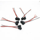 2x 10 Pieces T10 W5W 158 501 Car Socket Extension LED Wedge Light Connector