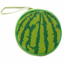 Green Watermelon Pattern 24 Capacity CD DVD Round Wallet Case Holder J1E1