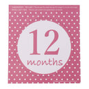 12pcs Baby 1-12 Month Monthly Milestone Stickers Baby Birthday Baby Shower