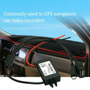 1 for 2 USB Female Micro 12/24V to 5V DC-DC Vehicle Power Supply Buck Converter