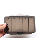 5 Compartment Fishing Tackle Box Bait Lure Hooks Box Bait Storage Case Tool A