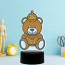 DIY Diamond Painting LED Light Cartoon Bear Embroidery Night Lamp Ornament