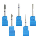 5pcs Nail Files Drill Bits Manicure Gels Removal Electric Carbide Polishing Head