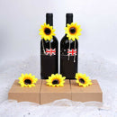 50Pcs Artificial Yellow Sunflower Heads 2.8 inch Fabric Floral For Home Dec