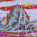 Stamped Cross Stitch Kits Printed Seaside Landscape Pattern 11CT Fabric DIY