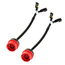 Pair D2 D2S D4C D4R HID Bulb Socket Harness Wiring Plug Connector Universal
