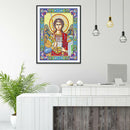 5D DIY Special Shaped Diamond Painting God Cross Stitch Mosaic Craft Kit