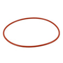 125mm x 3mm thick red silicone O ring gasket seal