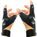 2pcs LED Light Work Gloves Finger Lighting Flashing Gloves Electrician Equipment
