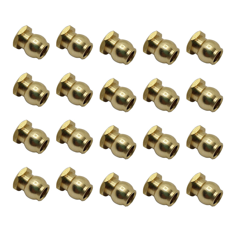 20pcs M3 Link Rod End Ball Joint Head For 1/10 RC Crawler Car Parts Accs