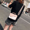 Pink new fashion hit color piano printing handbag sweet wind fresh shoulder K7M1