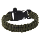 23cm Strap paracord bracelet Survival Parachute Rope with Plastic Buckle -  Q9R5