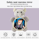 Cartoon Elephant Car Adjustable Rearview Mirror Infant Safety Back Mirror