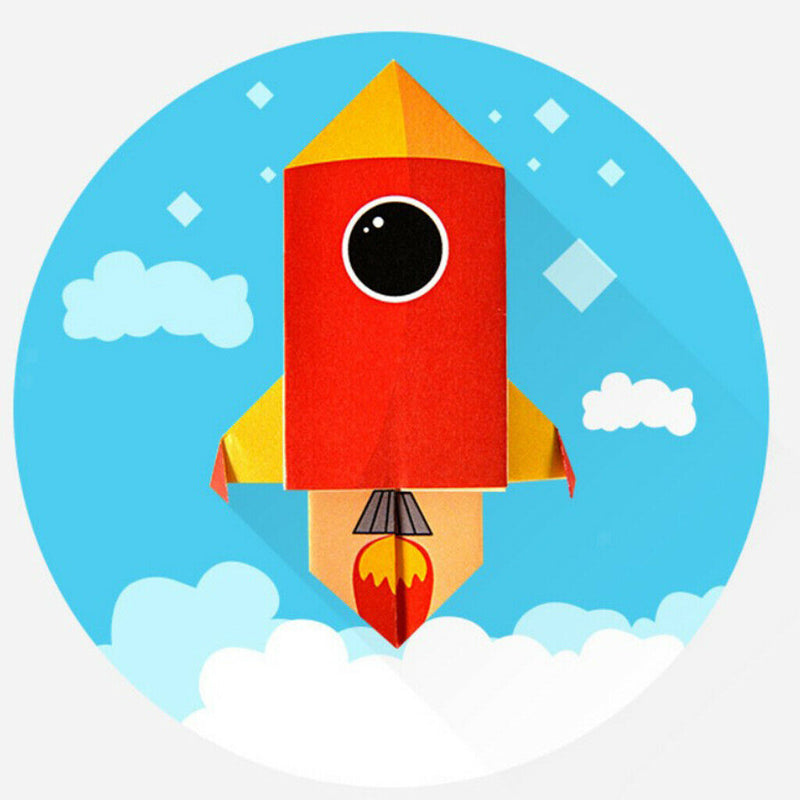 Origami Kit with 54 Pattern 108 Pieces Origami Folding Papers And Origami Book