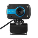 USB Webcam with Built-in Microphone 2LED Night Vision Clip-on Web Camera AU